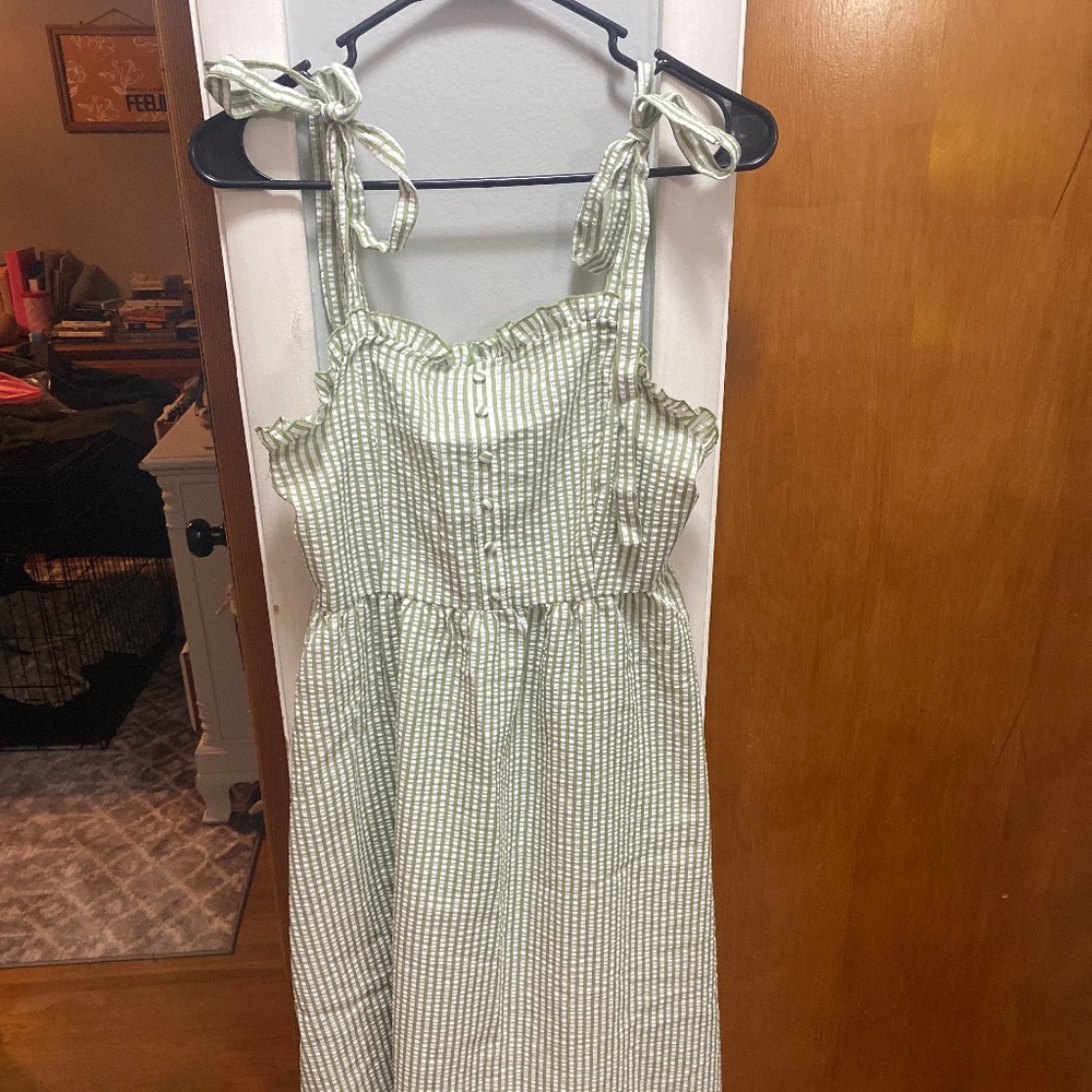 Tie strap dress